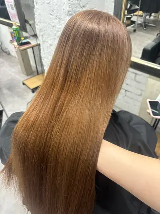 ロング カラー ハイトーン/ダブル カラー/akihoのヘアスタイル