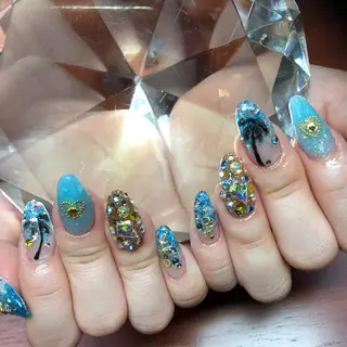 セミロング ネイル 《LB》ラブリエ Nail&eyeのマツエク・マツパデザイン