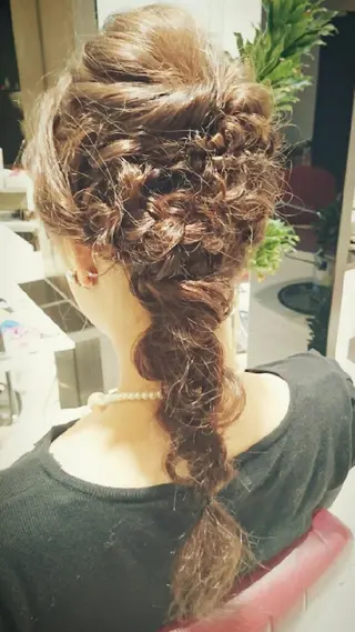 ヘアアレンジ 天土 奈津美のヘアスタイル