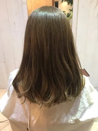 セミロング 長尾 桃佳のヘアスタイル