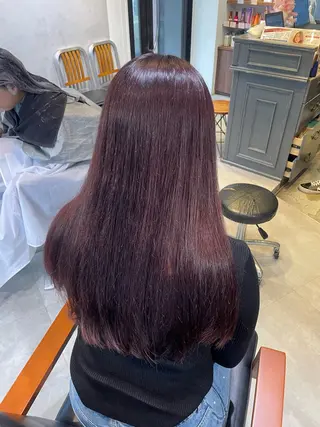 ロング mion🦋韓国ヘア 透明感カラー🫧のヘアスタイル