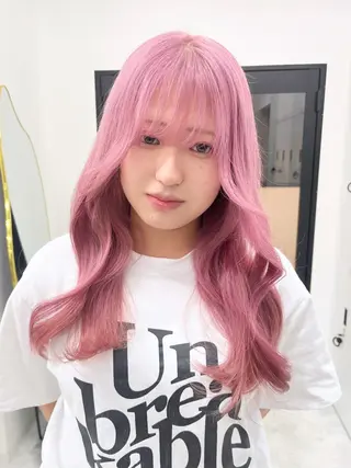 セミロング カラー 🐺ウルフ×ハイトー ン🖤Yukinoのヘアスタイル