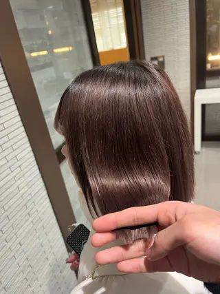 カラー 縮毛矯正/韓国風ヘア /ツバキのヘアスタイル
