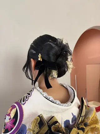 ヘアアレンジ 梨子🐣艶カラー🌈 ダメージレス💖のヘアスタイル