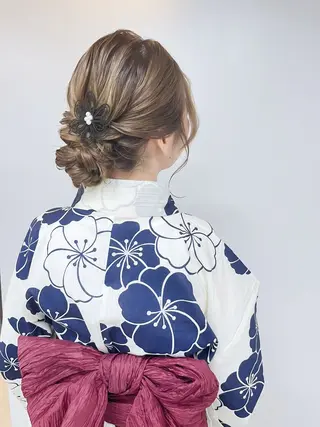 ロング 🌟天王寺ヘアセット 🥑アレンジ師🌟のヘアスタイル