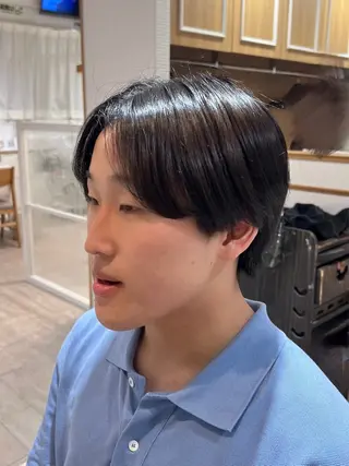 ショート カラー メンズ モデル募集 セイノチヒロのヘアスタイル