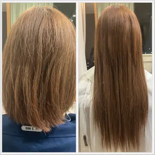 ミディアム エクステブリーチ矯正 griFFicaのヘアスタイル