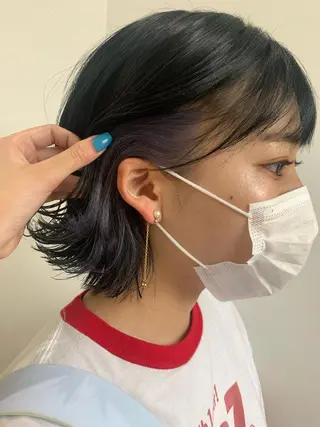 ショート カラー 🤍垢抜け♡透明感 カラーmoeka🤍のヘアスタイル