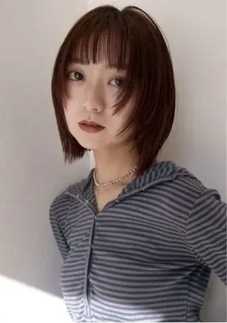 カラー くびれヘア/髪質改善 はるのヘアスタイル