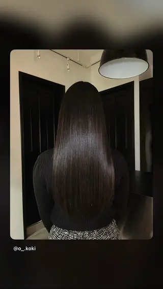 ロング ダブルカラー/ 艶カラー／こうきのヘアスタイル