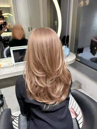 ミディアム コウスケ/ lond uluのヘアスタイル