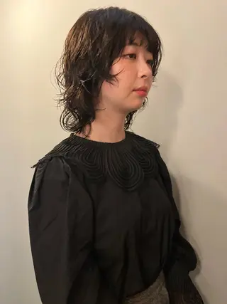 ミディアム パーマ ショート/ボブ /パーマ🌿柏原良亮のヘアスタイル