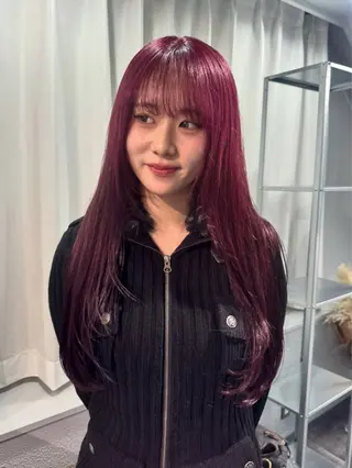 ロング カラー Momoka🪷 /ハイトーンのヘアスタイル