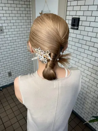 ヘアアレンジ 大人可愛いヘアメイク 💋🧚‍♀️しずかのヘアスタイル