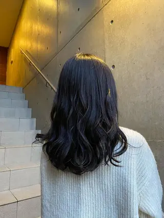 ミディアム レディースモデル カット/中川翔太のヘアスタイル