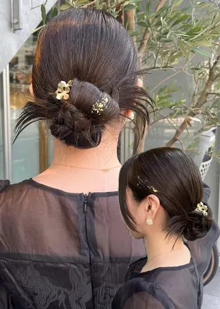 ヘアアレンジ イケハラ ナナミのヘアスタイル