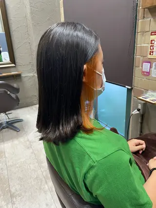 ミディアム ヘアメイクエルテ Yukikoのヘアスタイル