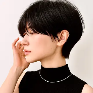 ショート KAKKY/ショート レイヤー/千種/池下のヘアスタイル