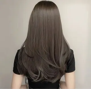 ロング ミディアムレイヤー 添田晃基のヘアスタイル