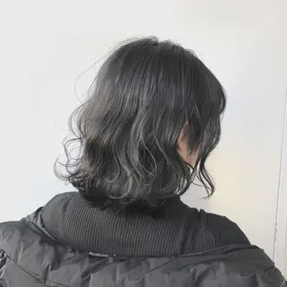 ミディアム カラー エフェクトブリーチ 🌟前澤啓太朗のヘアスタイル