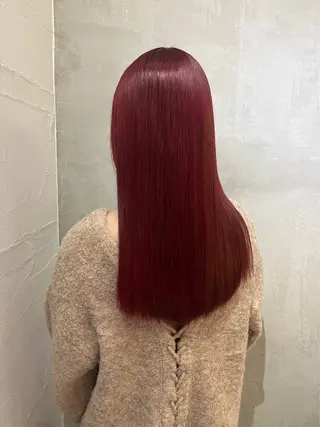 ロング ショート/縮毛矯正 虎白のヘアスタイル