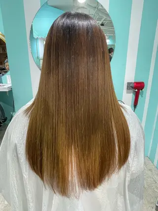 ロング 原 千景のヘアスタイル