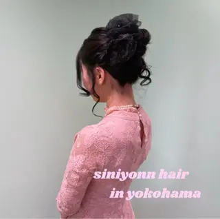 ヘアアレンジ 🎼艶感カラー ヘアメ たま🎀のヘアスタイル