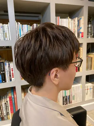 ショート カラー メンズ 三上 琳のヘアスタイル