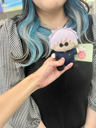 ロング カラー インナーカラー 推し ブリーチ  髪質改善のヘアスタイル