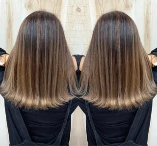 ロング 山崎 翼のヘアスタイル