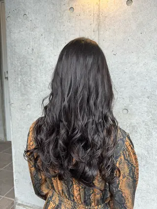 ロング パーマ 原田 聖也のヘアスタイル