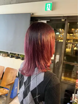カラー 松原 樹里のヘアスタイル