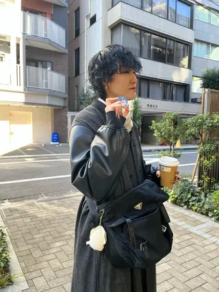ショート カラー eri kinjoのヘアスタイル
