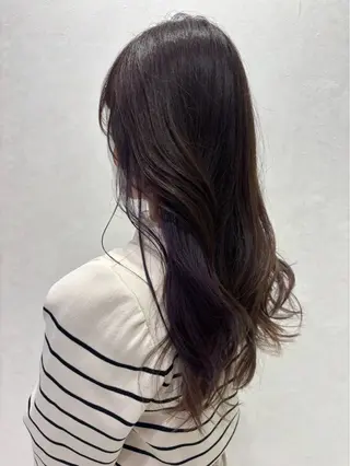 ロング カラー 福冨 由梛のヘアスタイル