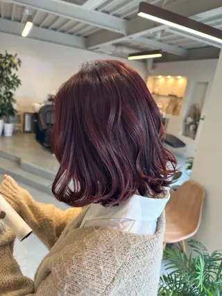 ミディアム カラー 小澤 みゆきのヘアスタイル