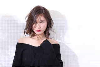 セミロング 艶髪酸性縮毛🥇 ディレクター土手内徹のヘアスタイル