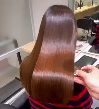 髪質改善/透明感カラ ー/Ayana 🍒のヘアスタイル