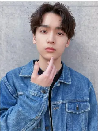 ショート カラー パーマ メンズ 艶髪/縮毛矯正 /hikaruのヘアスタイル