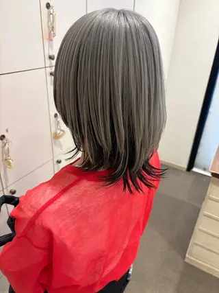 ミディアム カラー ✰︎Rad✩.*˚‪ カノンのヘアスタイル