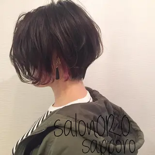 ショート カラー 池田 真由美のヘアスタイル