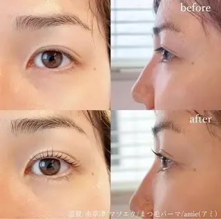 マツエク・マツパ amie eyelashのマツエク・マツパデザイン
