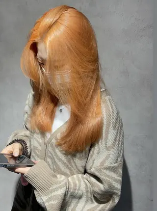 カラー ロング Selene hair OSAKAのヘアスタイル