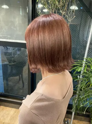 ショート ✨色持ちの良い艶 カラー✨蟹江真世のヘアスタイル
