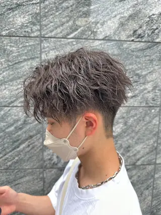 ショート パーマ メンズ 🖤Ayumi🖤 メンズ特化❤️‍🔥のヘアスタイル