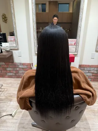 ロング 似合わせカットパーマ 長峯丈士のヘアスタイル