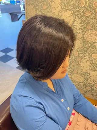 ミディアム hair make echo滿木あい花のヘアスタイル