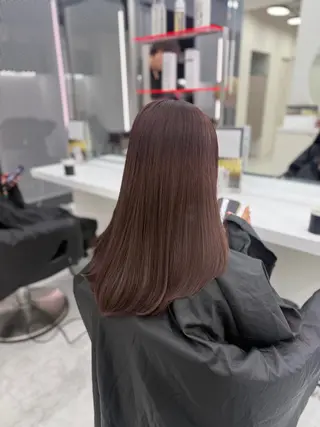 セミロング カラー ヘアアレンジ 🎀Girly艶髪カ ラー🎀Harukaのヘアスタイル