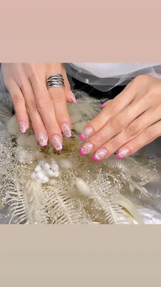 ネイル ハイビスカス ネイルサロンのネイルデザイン