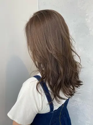 ロング カラー ヘアアレンジ 【艶髪×韓国風】 毛流れ職人 RYOのヘアスタイル