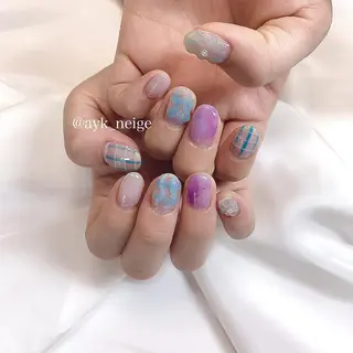 ネイル n'eige nail所属・大谷 綾香のネイルデザイン